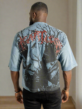 Load image into Gallery viewer, Tee | F179 Heartless Cropped - Blue