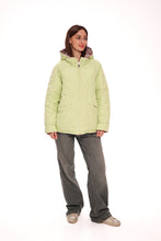 Load image into Gallery viewer, Reversible Demi-Season Jacket in Iris/Lemongrass