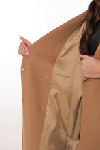 Load image into Gallery viewer, Madeline Cashmere Wool Blend Overcoat in Camel