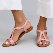 Load image into Gallery viewer, Women's Flat Open-Toe Buckle Sandals | Casual Beach Sandals in 8 Colors