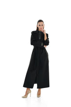 Load image into Gallery viewer, Aria Cashmere Blend Coat in Black