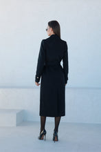 Load image into Gallery viewer, Alaska Classic Cashmere Blend Overcoat in Black