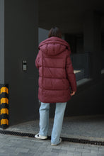 Load image into Gallery viewer, Burgundy Crush Insulated Bio-Down Coat