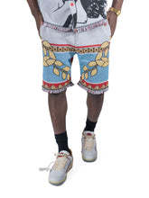 Load image into Gallery viewer, F617 The Saint Tapestry Shorts - White