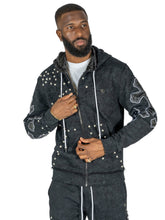 Load image into Gallery viewer, F5710 Loyalty Zip-up Set - Black