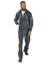 Load image into Gallery viewer, F5710 Loyalty Zip-up Set - Black