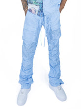 Load image into Gallery viewer, F6464 Monico Nylon Stacked Pants - Blue