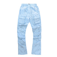 Load image into Gallery viewer, F6464 Monico Nylon Stacked Pants - Blue