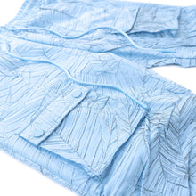 Load image into Gallery viewer, F6464 Monico Nylon Stacked Pants - Blue