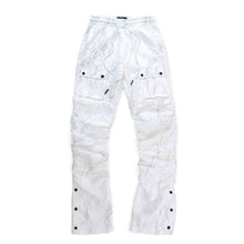 Load image into Gallery viewer, F6464 Monico Nylon Stacked Pants - White