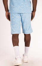 Load image into Gallery viewer, F678 Baroque Terry Shorts- Blue