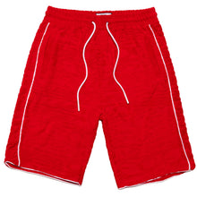 Load image into Gallery viewer, F678 Baroque Terry Shorts- Red