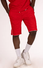 Load image into Gallery viewer, F678 Baroque Terry Shorts- Red