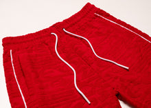 Load image into Gallery viewer, F678 Baroque Terry Shorts- Red