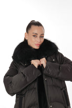 Load image into Gallery viewer, Genuine Silver Fox Fur Down Fill Parka