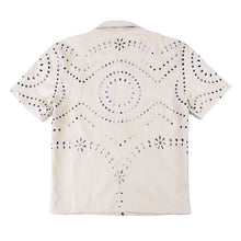 Load image into Gallery viewer, F801 Cashay Vegan Leather Zip-Up Shirt - Oat