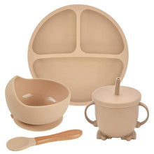 Load image into Gallery viewer, Silicone Baby Feeding Spoon Set - # BAGE21110006