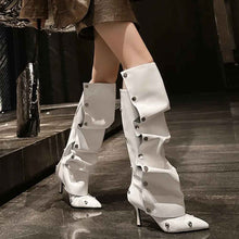 Load image into Gallery viewer, Fashionable Pointed Toe : Knee High Boots