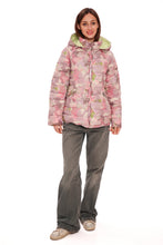 Load image into Gallery viewer, Reversible Demi-Season Jacket in Iris/Lemongrass