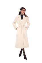 Load image into Gallery viewer, Premium 100% Australian Merino Wool Coat in Marshmallow