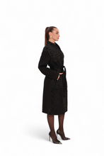 Load image into Gallery viewer, Noir Genuine Karakul Wool Overcoat