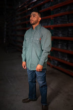 Load image into Gallery viewer, FR Pearl Snap Work Shirt - Gunner Green