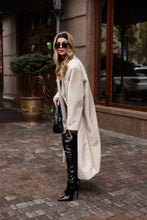 Load image into Gallery viewer, Sylvie Iconic Statement Fiber Coat in Ivory