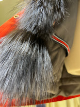 Load image into Gallery viewer, Roma Genuine Silver Fox Fur Rabbit Fur Insulated Parka in Red