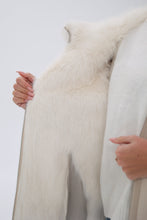 Load image into Gallery viewer, ⇆ Reversible Hooded Wool Blend Jacket