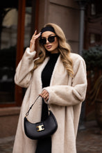Load image into Gallery viewer, Sylvie Iconic Statement Fiber Coat in Ivory