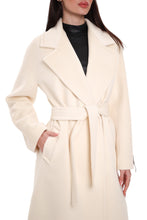 Load image into Gallery viewer, Premium 100% Australian Merino Wool Coat in Marshmallow