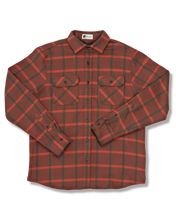 Load image into Gallery viewer, Field Grand Flannel, Brick Windowpane