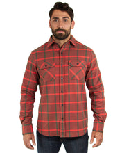 Load image into Gallery viewer, Field Grand Flannel, Brick Windowpane