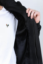 Load image into Gallery viewer, Mens Fur Lined Sherpa Hooded Jacket - Black
