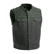 Load image into Gallery viewer, Upside Men's Club Style Leather Vest