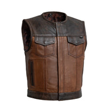 Load image into Gallery viewer, Lowside Gunner Men's Perforated Leather Vest