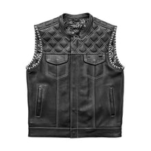 Load image into Gallery viewer, Sinister - Men's Motorcycle Leather Vest