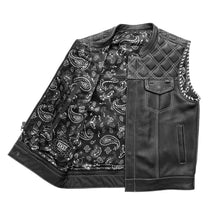 Load image into Gallery viewer, Sinister - Men's Motorcycle Leather Vest