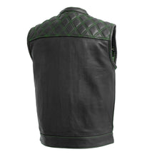 Load image into Gallery viewer, Downside Men's Motorcycle Leather Vest