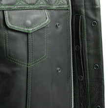 Load image into Gallery viewer, Downside Men's Motorcycle Leather Vest