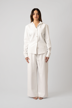 Load image into Gallery viewer, Celeste Vegan Quilted Leather Button-Up