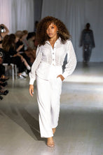 Load image into Gallery viewer, Florence White Eyelet Two-Piece Pants Set