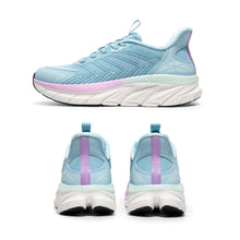 Load image into Gallery viewer, Women's Slip On Walking Shoes Running ActiveCushion Comfortable Tennis Breathable Non Slip Athletic Gym Workout Cross Training Sneakers 6 Light Blue - #GIAA73110001