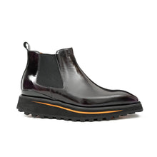 Load image into Gallery viewer, Foil leather Thick-Soled Chelsea Boot 2898 Purple