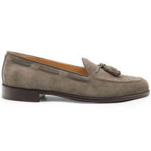 Load image into Gallery viewer, 16-583-TPE FRANCO Suede Calfskin Tassel Loafer, Taupe
