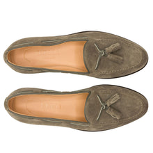 Load image into Gallery viewer, 16-583-TPE FRANCO Suede Calfskin Tassel Loafer, Taupe