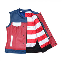 Load image into Gallery viewer, Freedom Belle Women's Motorcycle Leather Vest