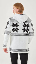 Load image into Gallery viewer, Lagos Red Exclusive Men's White Patch Long Sweaters | Hoodie LS83