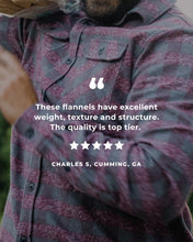 Load image into Gallery viewer, Grand Flannel, Burgundy