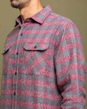 Load image into Gallery viewer, Grand Flannel, Burgundy